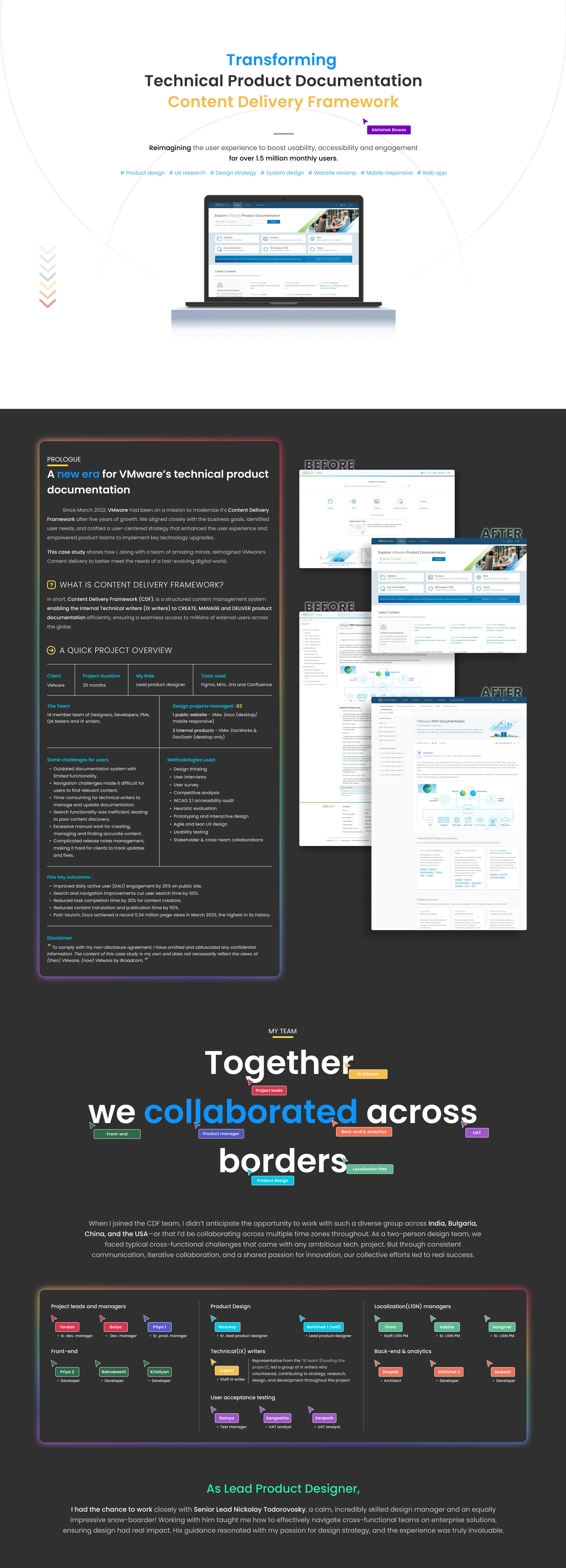VMware Content Delivery Framework case study, page 1